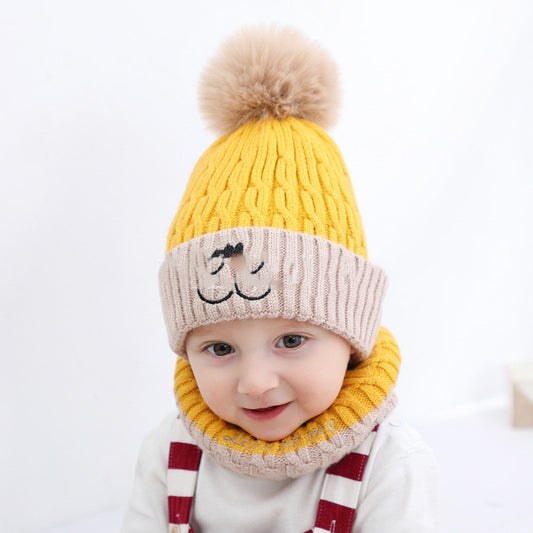 Baby thick ear protection cap